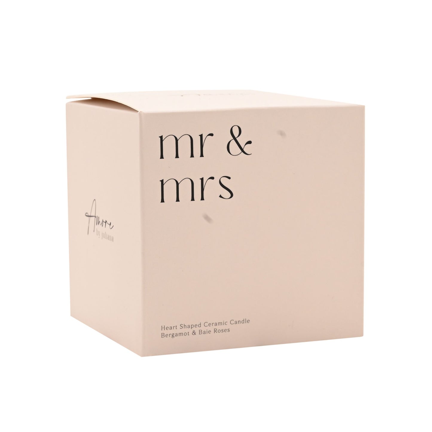 Amore Heart Candle - Mr & Mrs