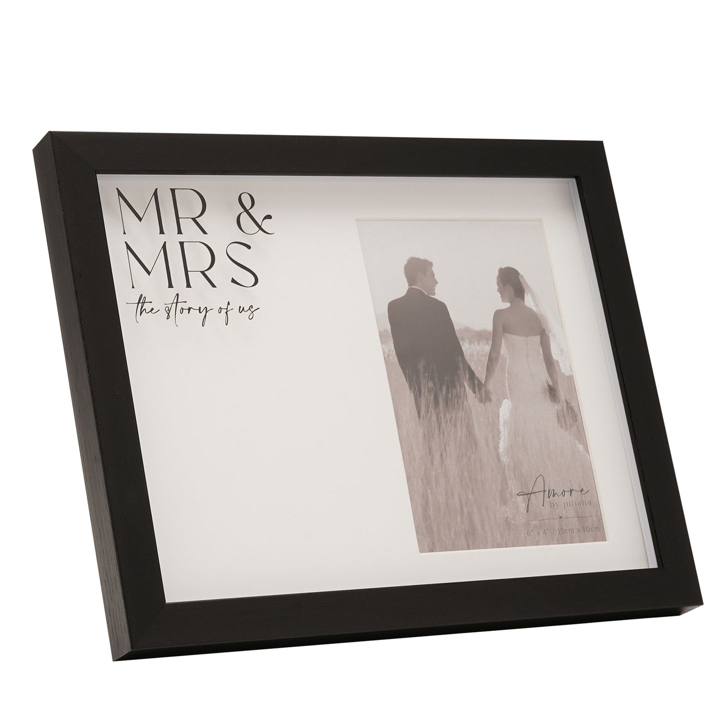 Amore Black Wide Frame -  Mr & Mrs