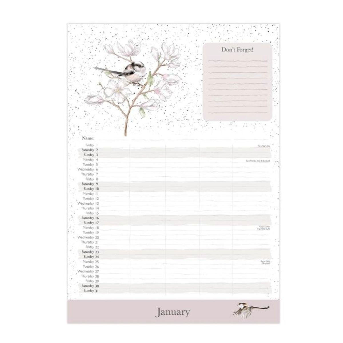 Wrendale Calendar 2027 - The Country Set Family Organiser