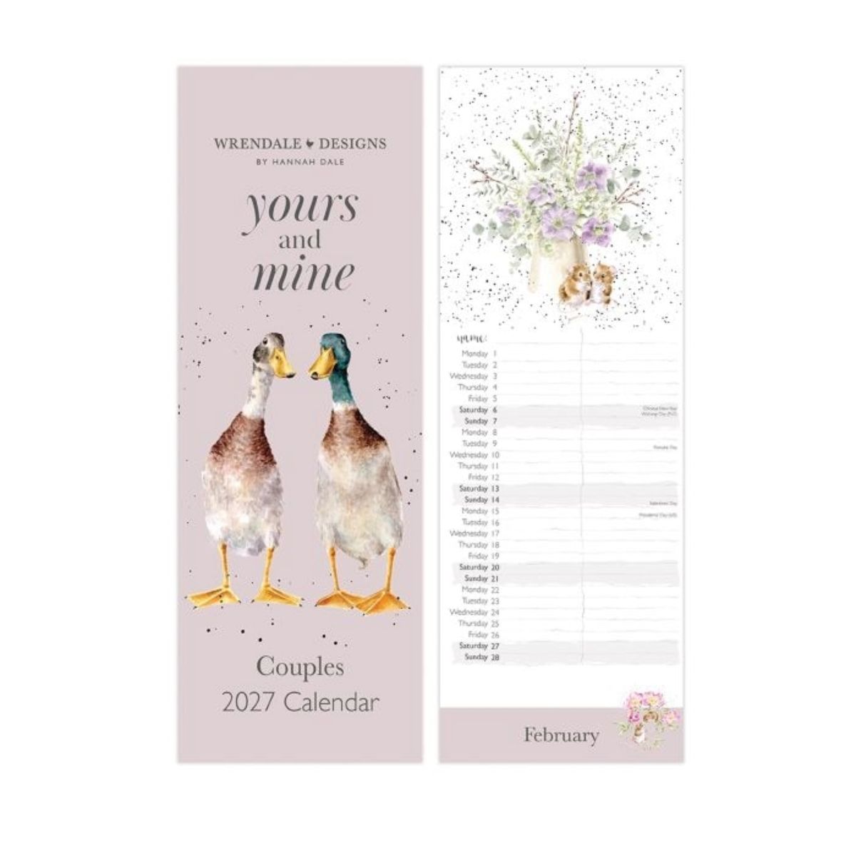 Wrendale Calendar 2027 - Yours And Mine