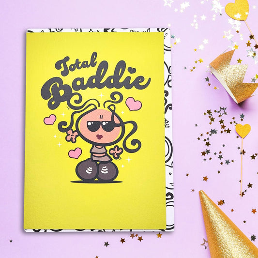 Bubblegum Birthday Card - Total Baddie