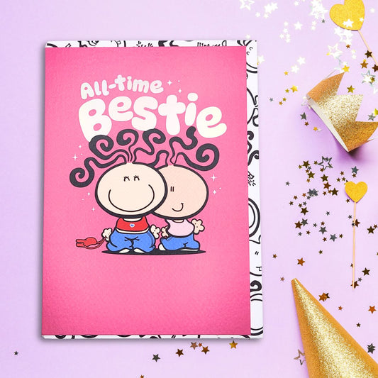 Bubblegum Birthday Card - All-Time Bestie
