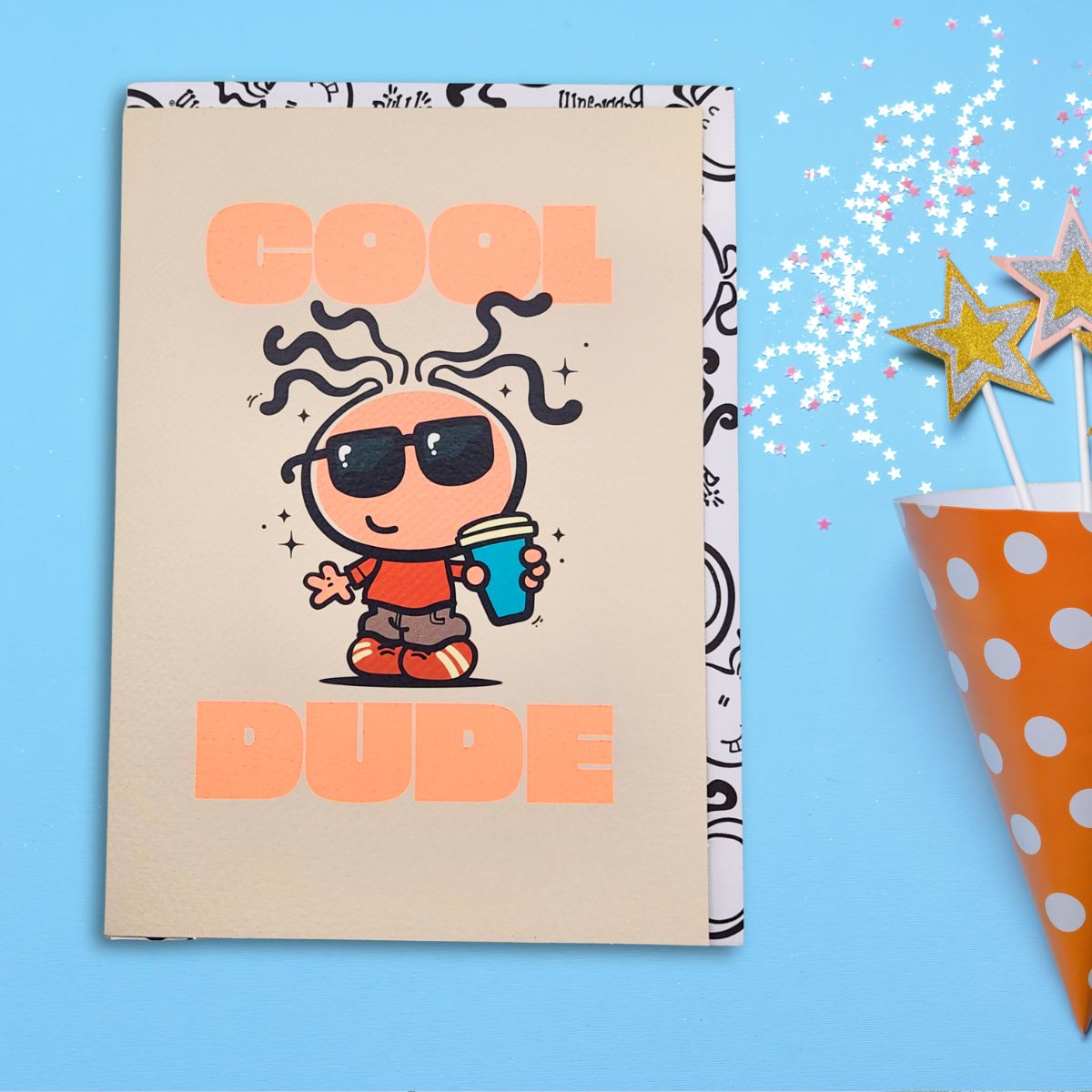 Bubblegum Birthday Card - Cool Dude
