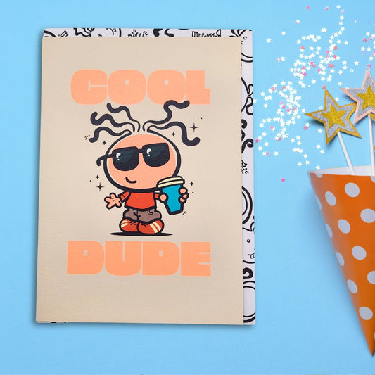 Bubblegum Birthday Card - Cool Dude