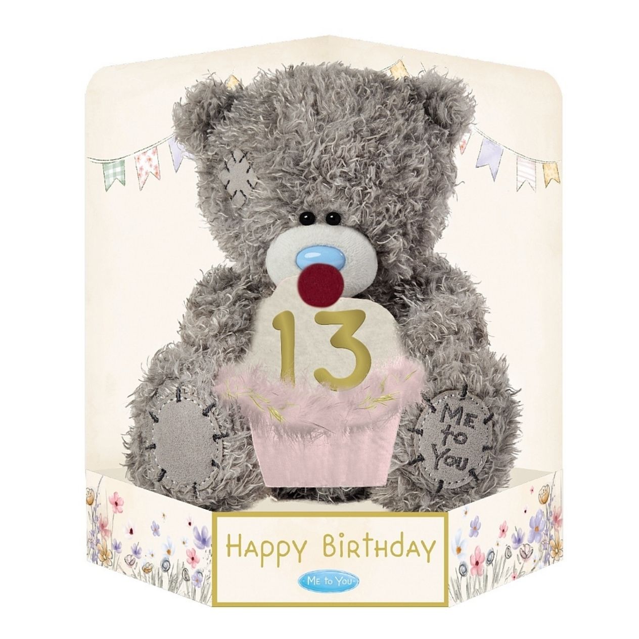 Age 13 Gift - Me To You Bear Teddy & Cupcake