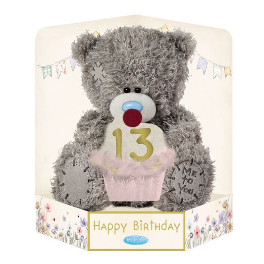 Age 13 Gift - Me To You Bear Teddy & Cupcake