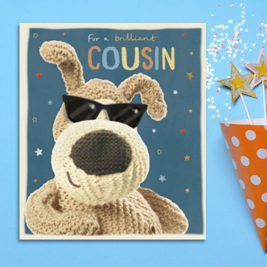 Cousin Birthday Card - Boofle Bear