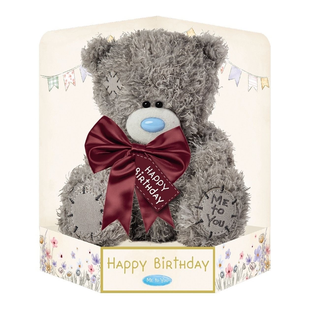 Me To You Bear - Happy Birthday Bow