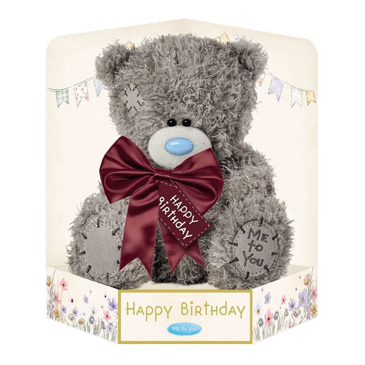 Me To You Bear - Happy Birthday Bow