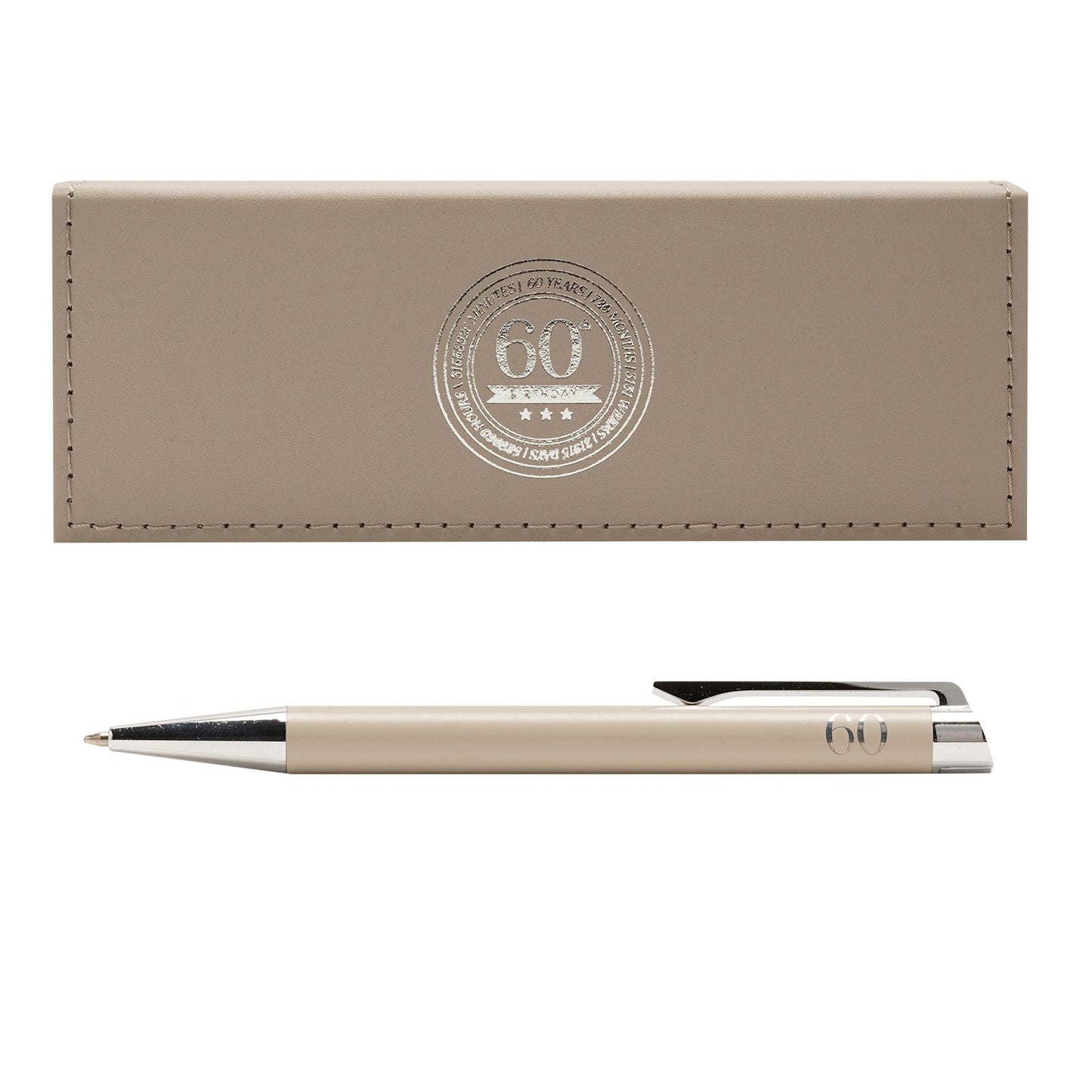 Age 60 Gift - Milestones Pen In Gift Box