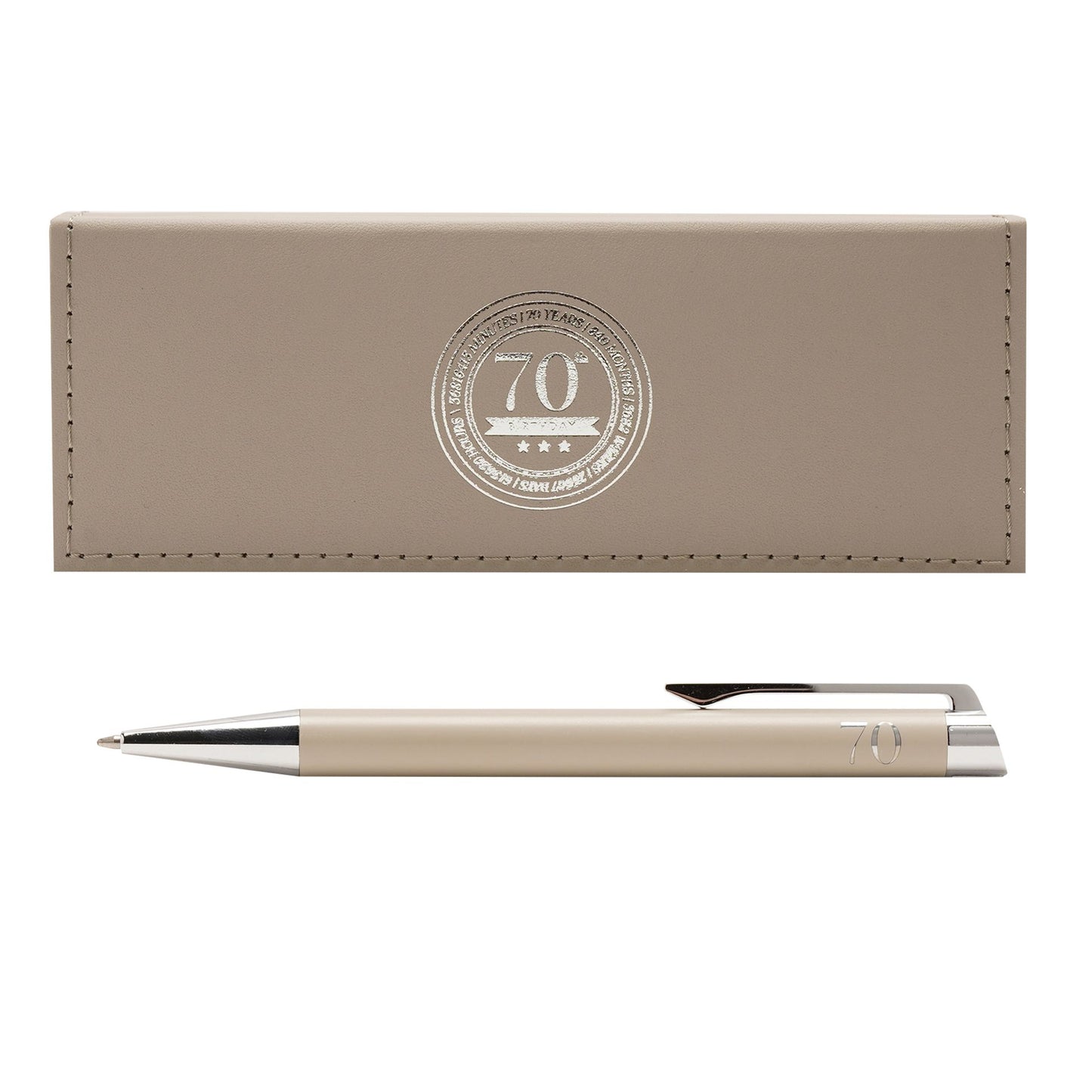 Age 70 Gift - Milestones Pen In Gift Box
