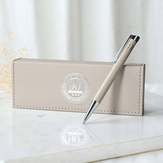 Age 90 Gift - Milestones Pen In Gift Box