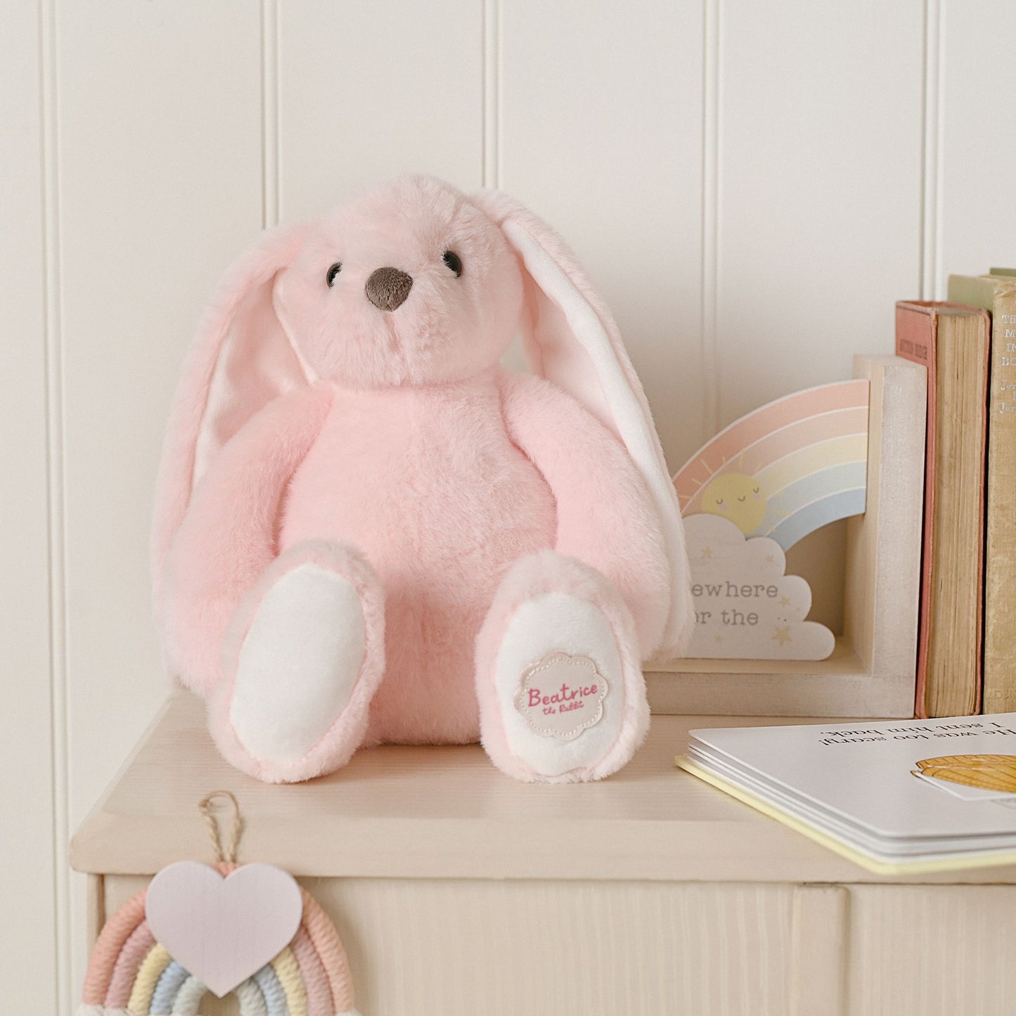 Softies - Beatrice The Classical Plush Pink Bunny 30 cm