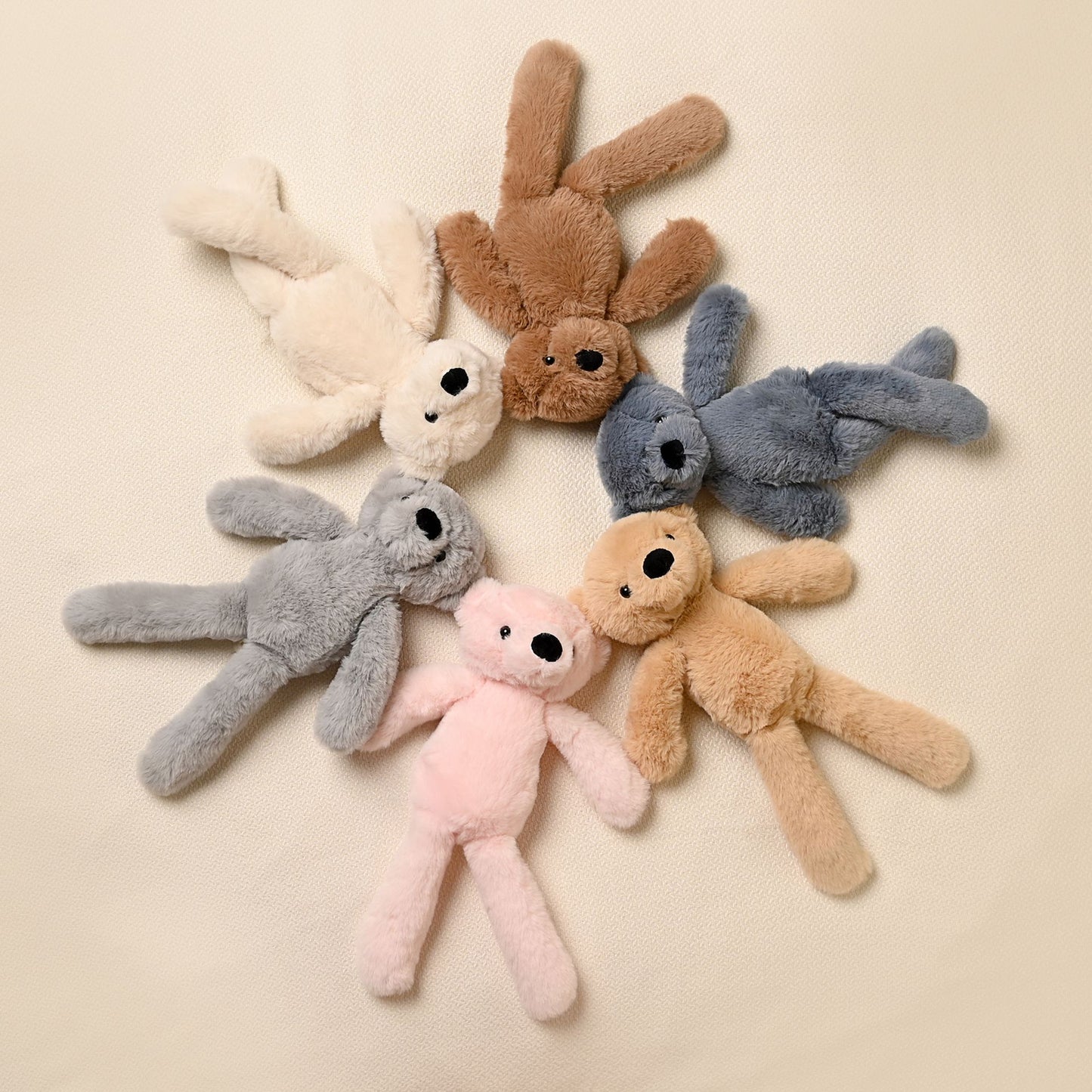 Softies - Ste The Plush Long Leg Grey Teddy Bear 30 cm