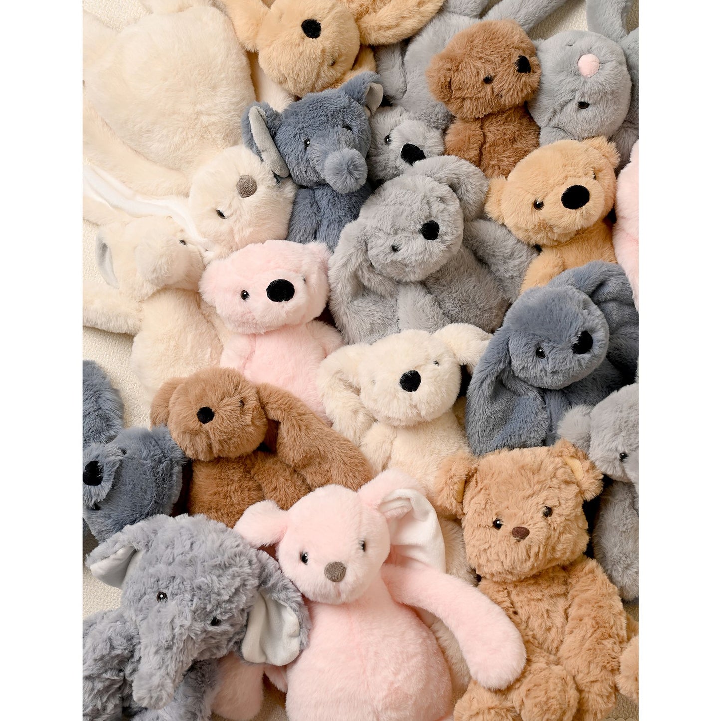 Softies - Ethel The Plush Sitting Grey Elephant 22 cm