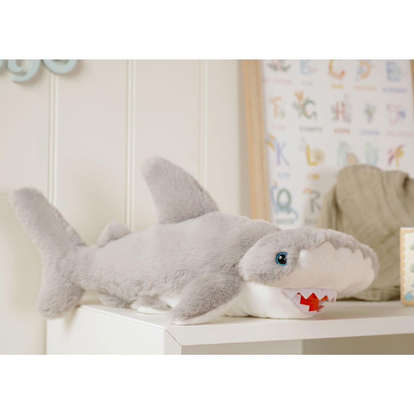 Softies - Harrison The Plush Grey Hamerhead Shark 35cm