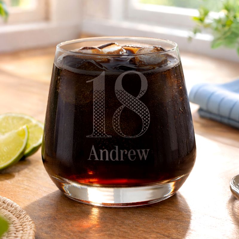 Age 40 Gift - Personalised Big Age Tumbler