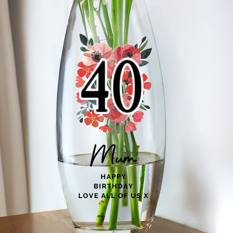 Age 50 Gift - Bullet Vase
