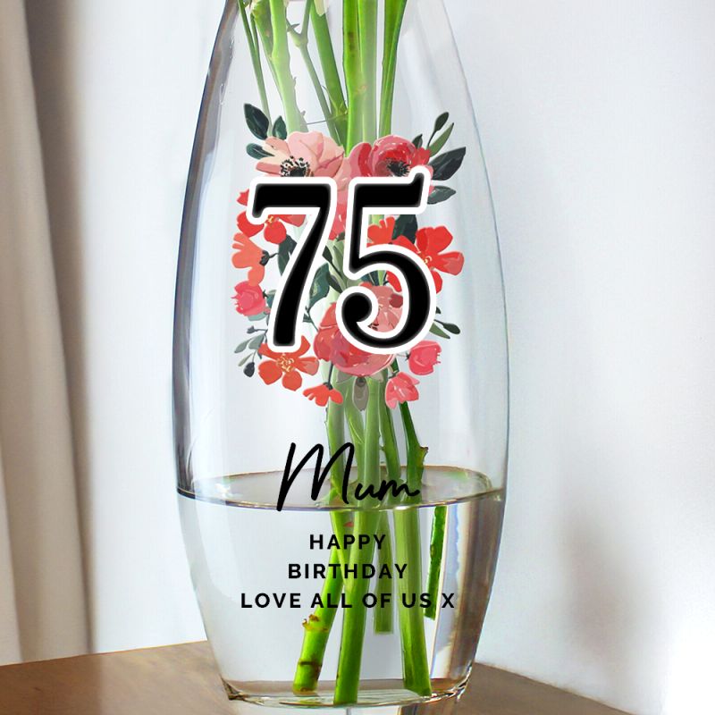 Age 80 Gift - Bullet Vase