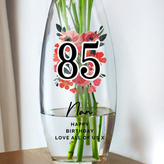 Age 85 Gift - Bullet Vase