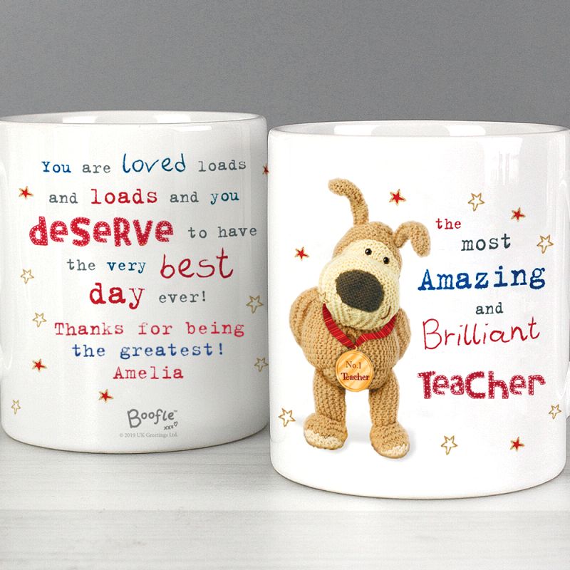 Teacher Gift - Boofle Medal Mug