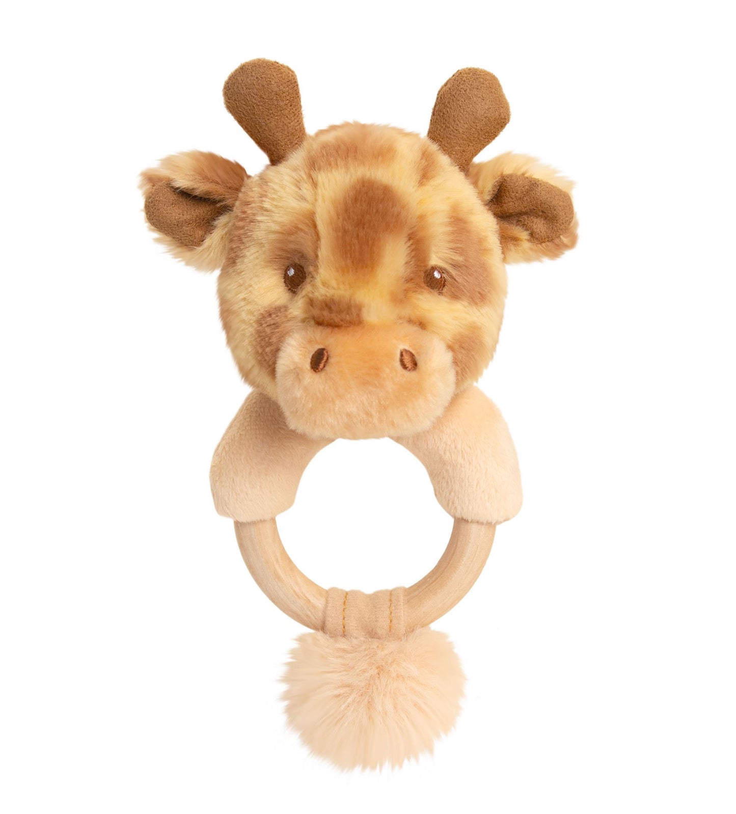 Huggy Giraffe Baby Ring Rattle