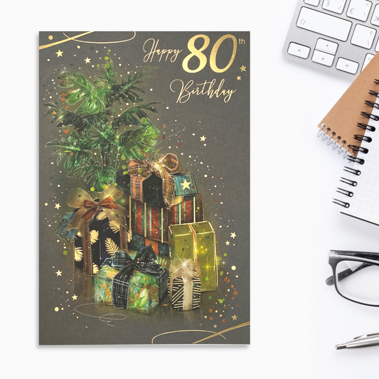 80th Birthday Card - Grayson Gifts & Plant