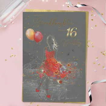 Granddaughter 16th Birthday Card - Grace Large