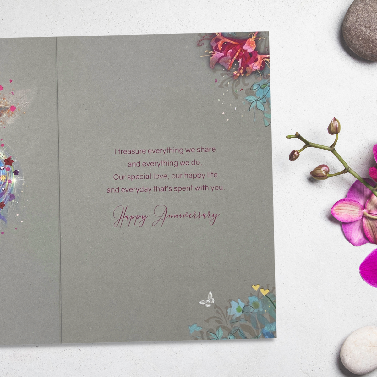 Our Anniversary Card - Grace Hummingbird