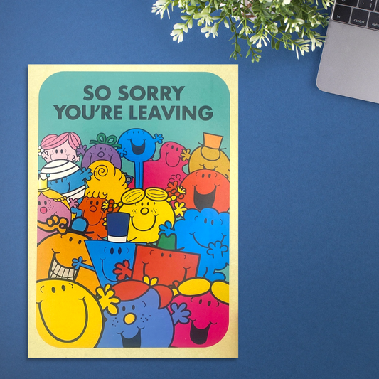 Sorry You're Leaving Card - Mr Men Little Miss