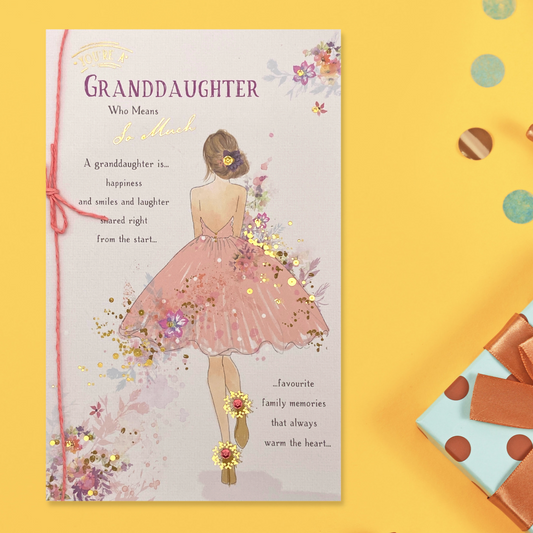 Granddaughter Birthday Card - Beautiful Ladies
