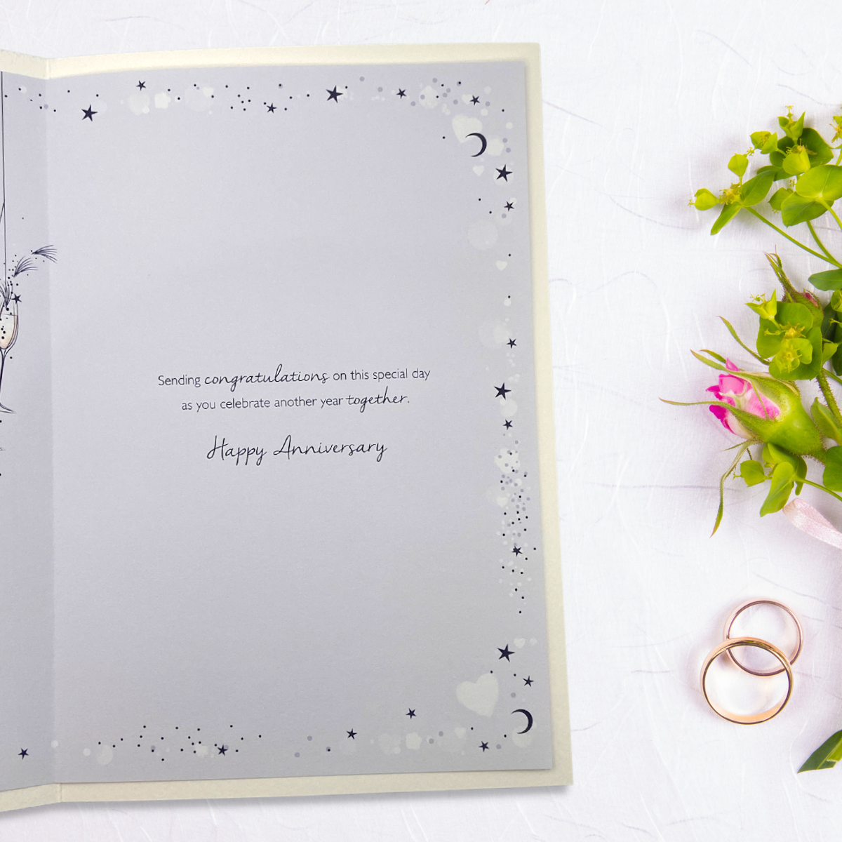 Brother & Sister-In-Law Wedding Anniversary Card - Mayfair