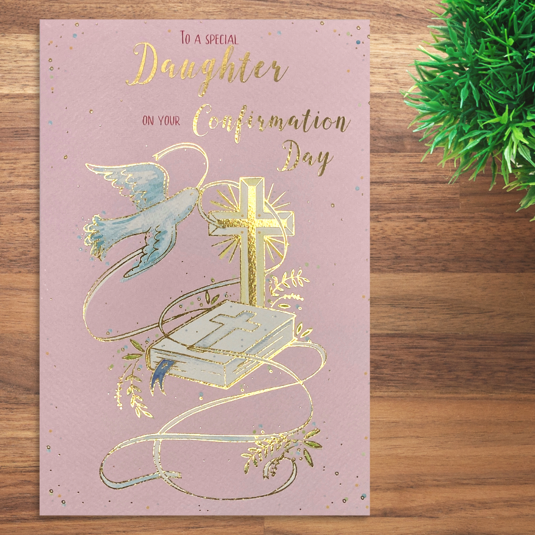 Confirmation Card  - Daughter Floral Whispers