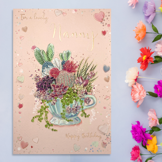 Nanny Birthday - Lottie Loves Floral Teacup