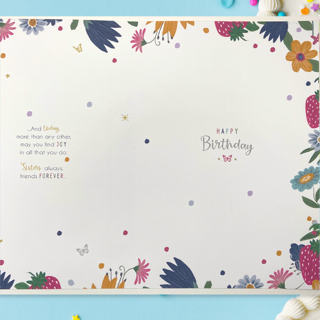 Sister Birthday Card - Pavillion Cocktail & Macarons