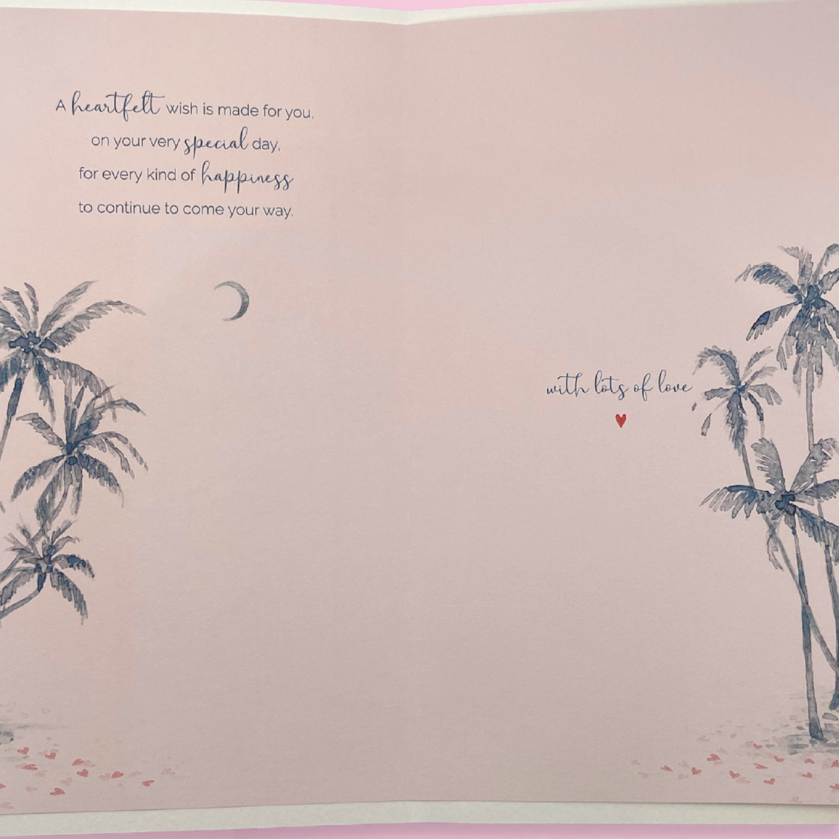 Happy Anniversary Card - Just For You Romantic Island