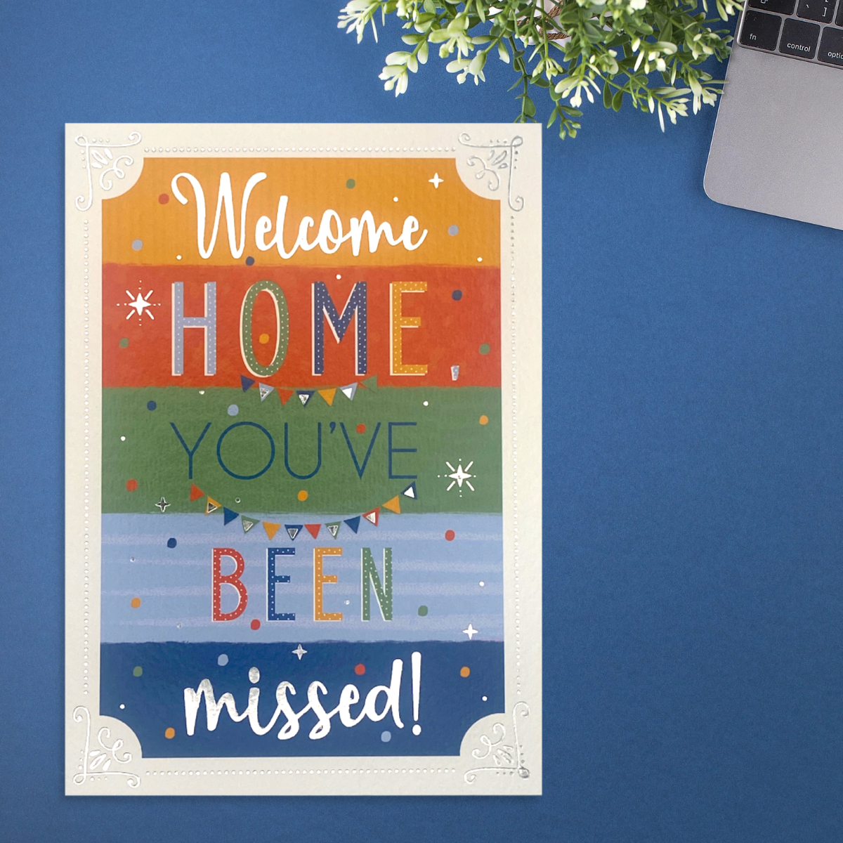 Welcome Home Card- Pavillion Bunting