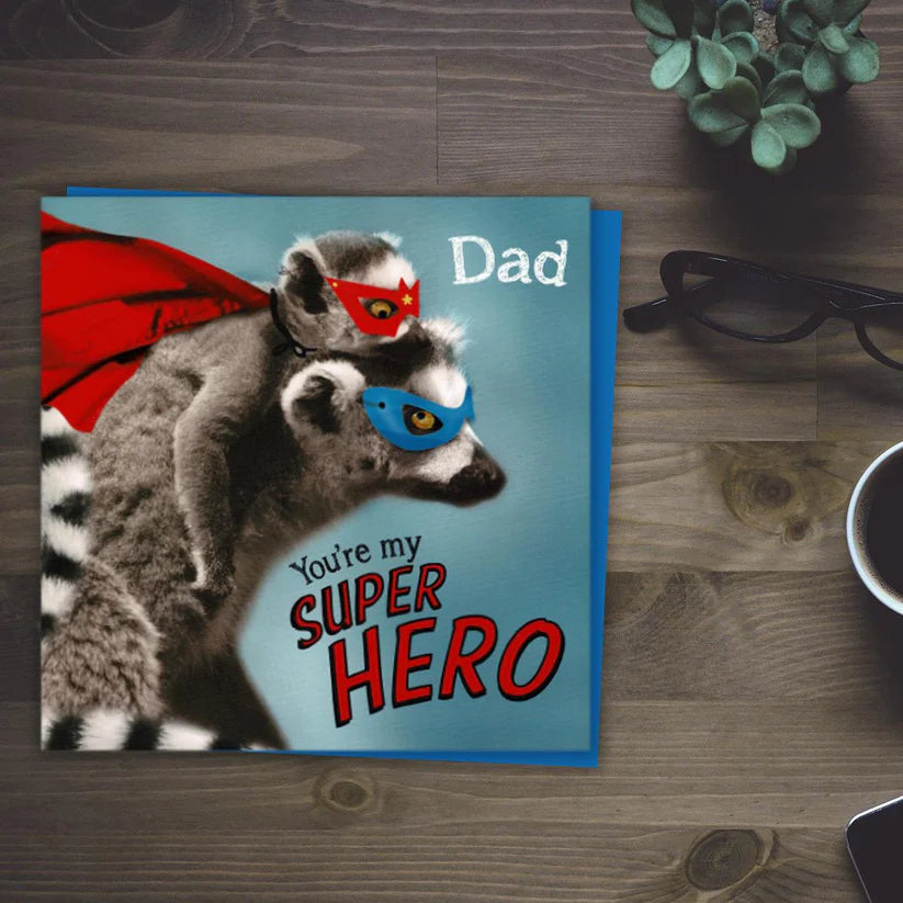 Father's Day Card Dad - Super Hero