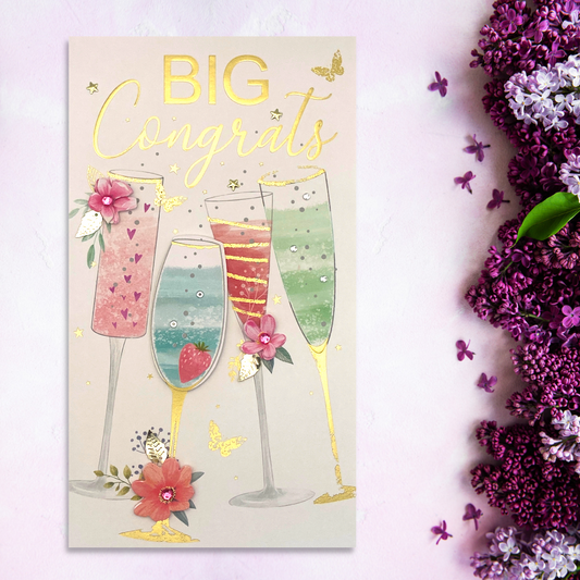 Congratulations - Champagne Embellished Cocktails