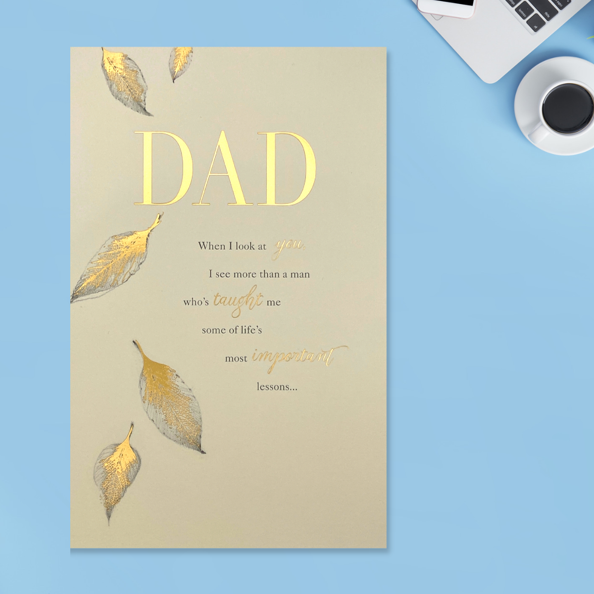 Father's Day Card Dad - More Than A Man