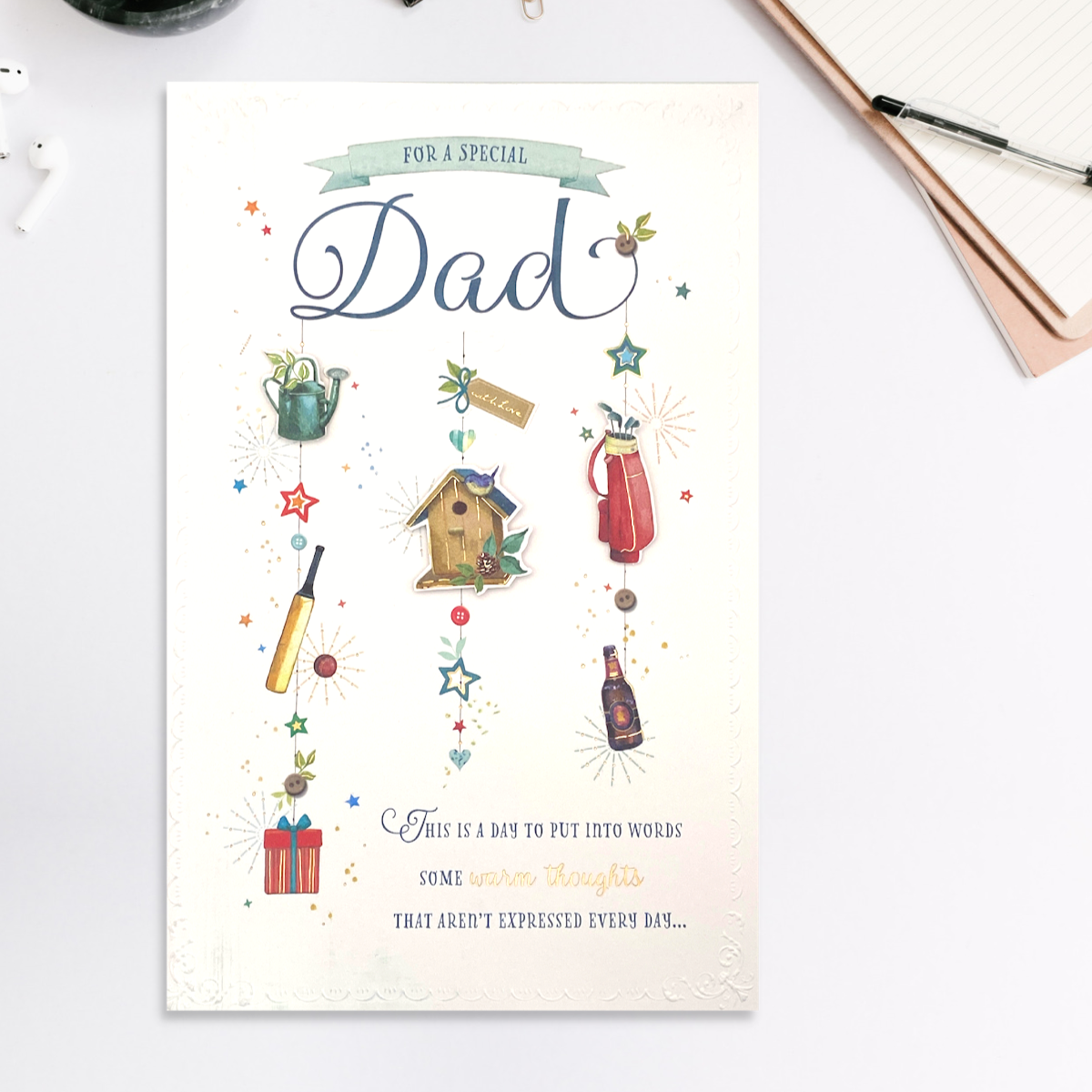 Father's Day Card Dad - Simply Precious Warm Thoughts