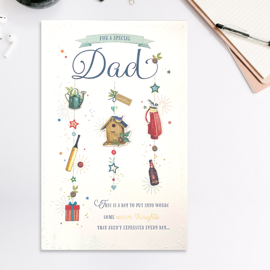 Dad Father's Day Card - Simply Precious Warm Thoughts