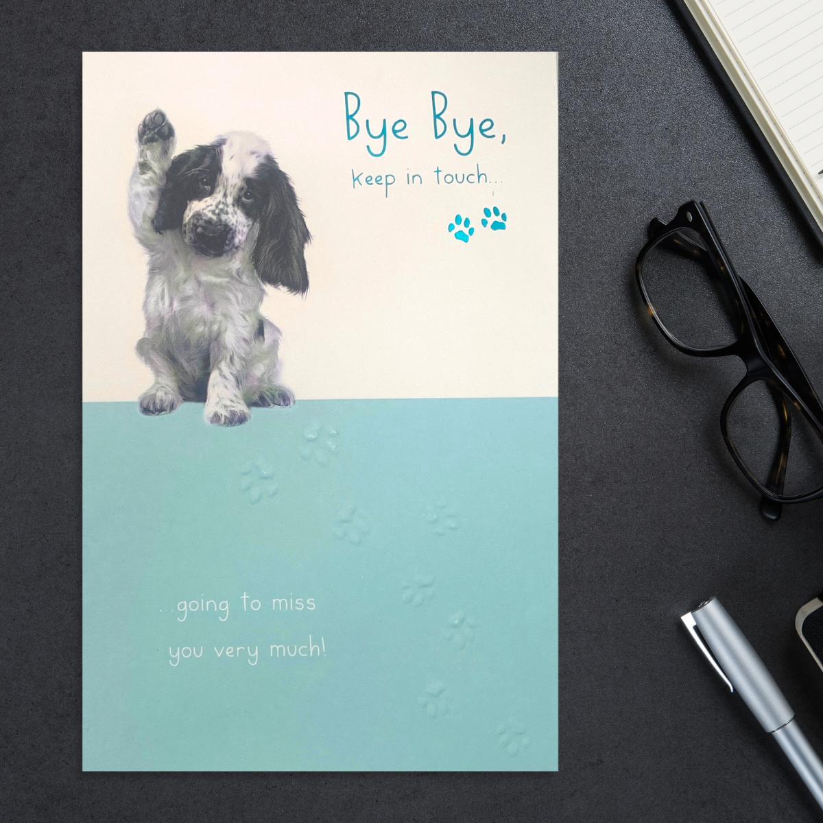 Goodbye Card - Bye Bye Keep In Touch Dog