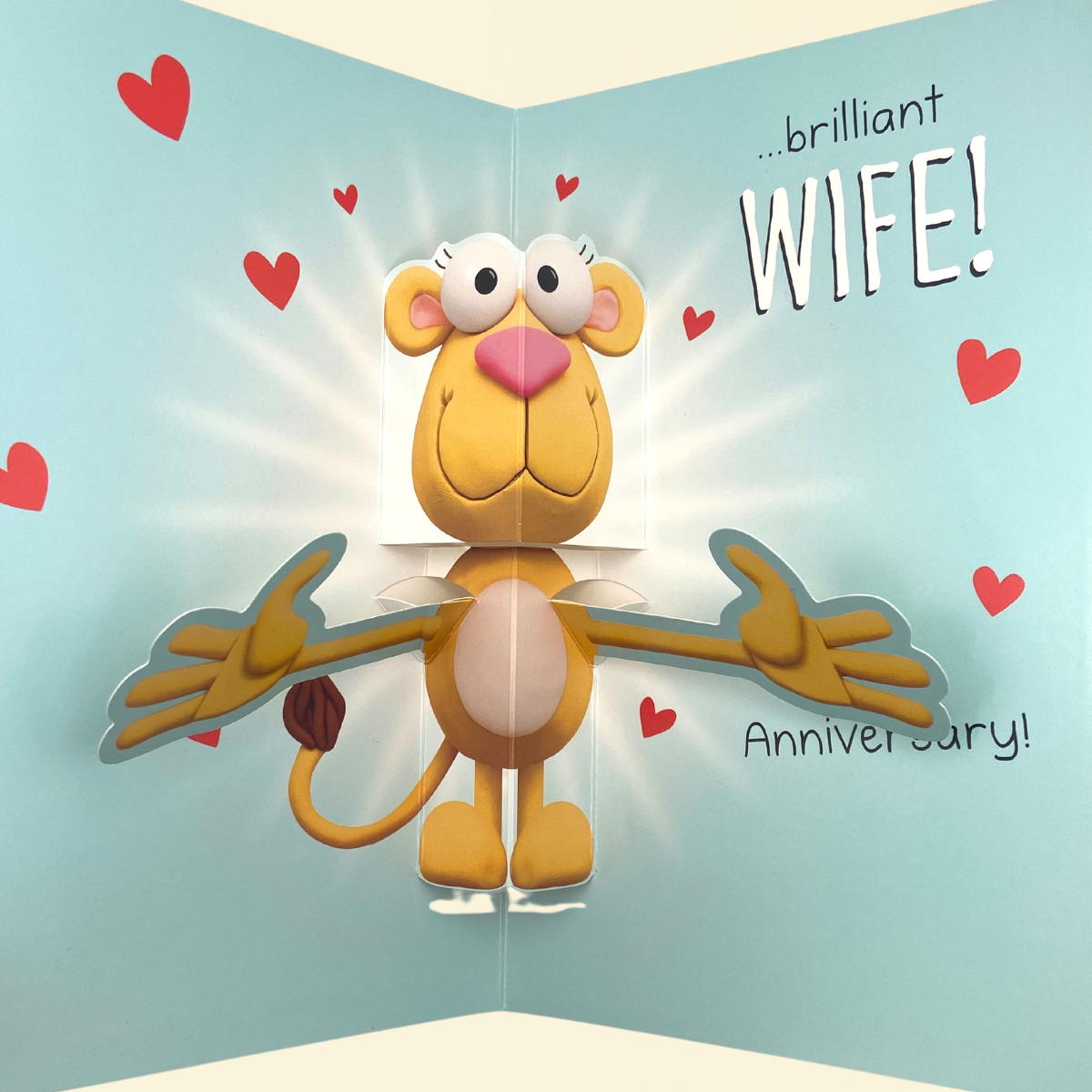 Husband Anniversary Card - Crackers You've Got It All Pop-Out