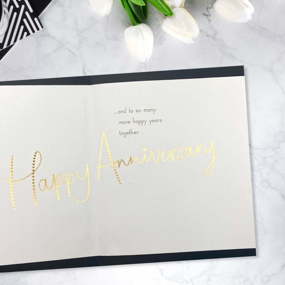 Husband Anniversary Card - Here's To Us