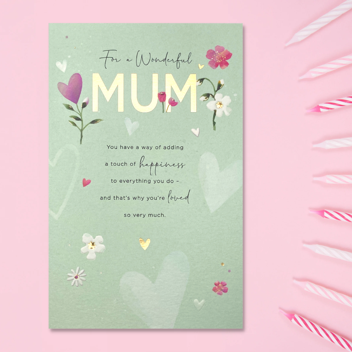 Mum Birthday Card - Thinking Of You