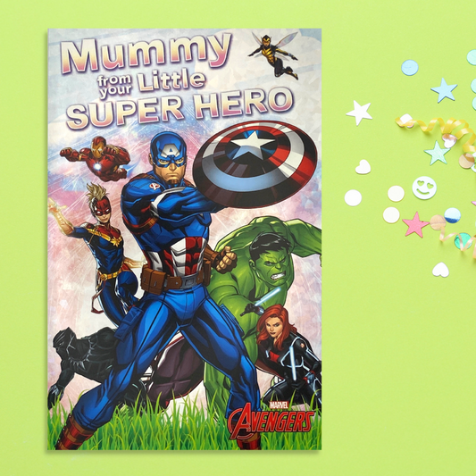 Mummy Birthday - Marvel Avengers From Your Little Super Hero