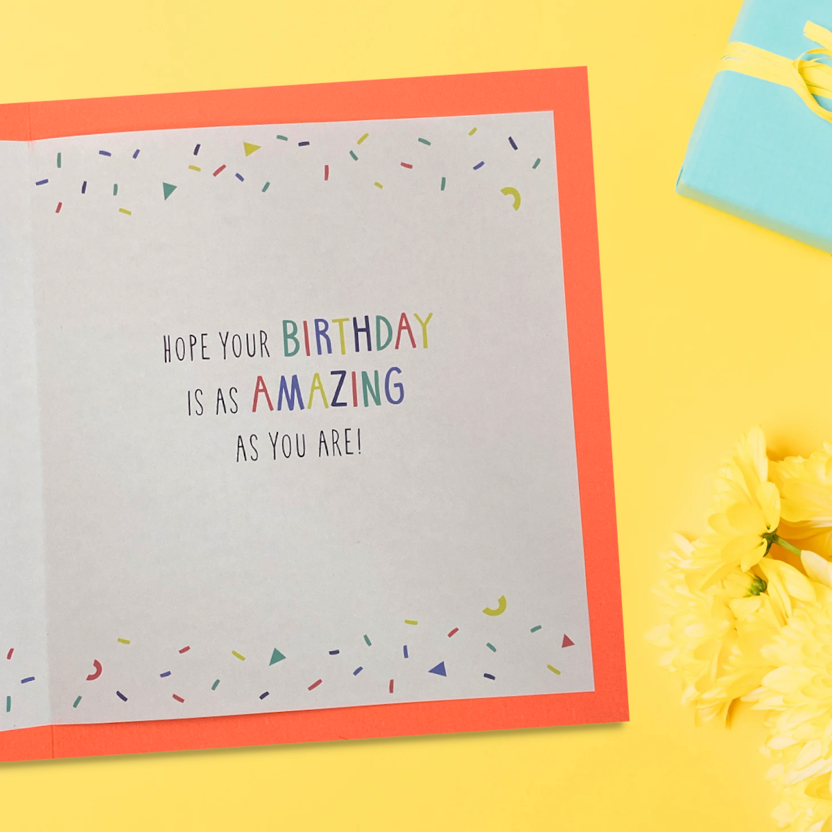 Sister Birthday Card - Letter Shape Balloons