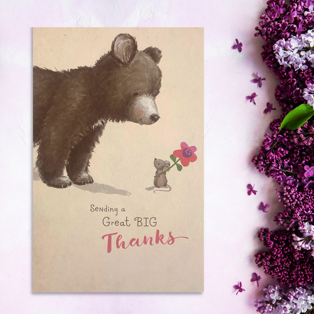 Thank You Card - Great Big Thanks Bear