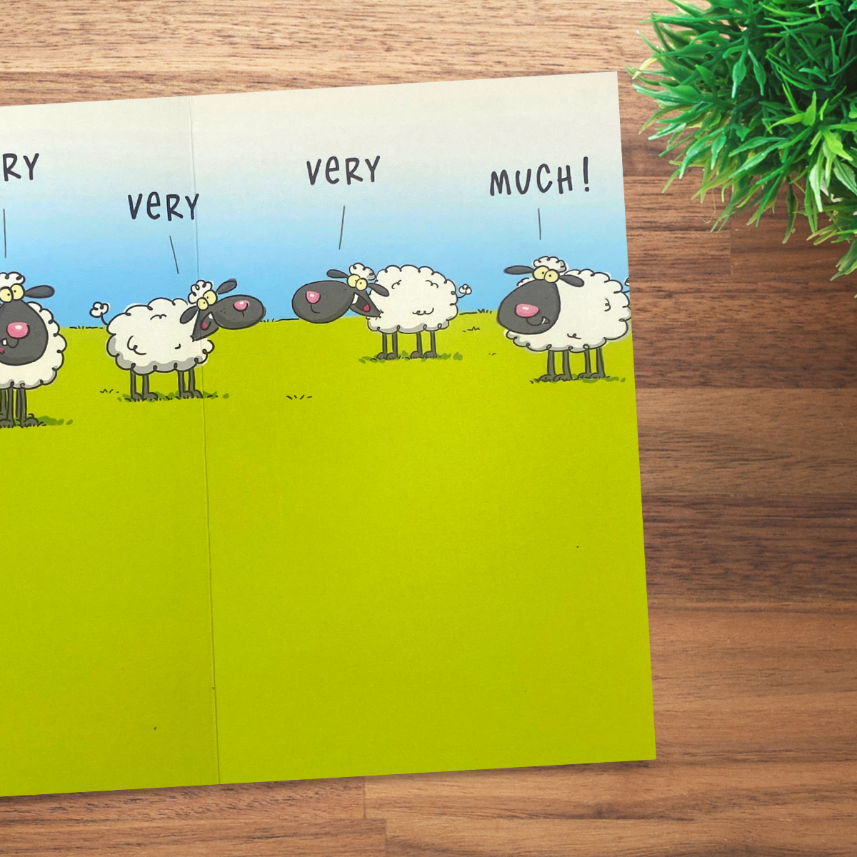 Thank You Card - Giggles Thank Ewe...